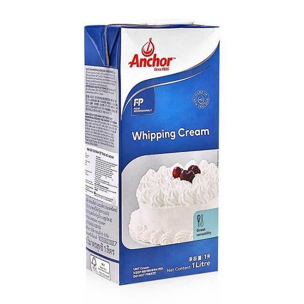 Whipping cream được sử dụng khá phổ biến