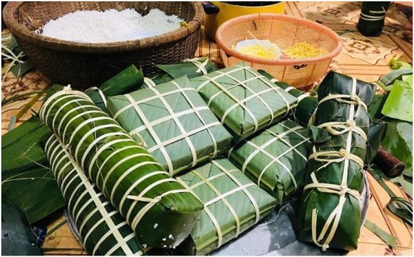 Bánh chưng, bánh tét, bánh giầy món ăn truyền thống ngày tết