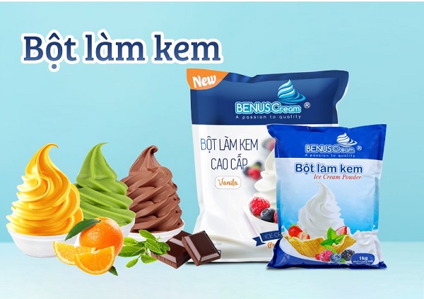 Kem tươi được d&ugrave;ng trong trang tr&iacute; m&oacute;n tr&aacute;ng miệng