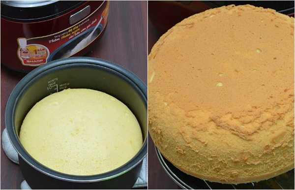 C&ocirc;ng thức l&agrave;m b&aacute;nh kem bằng nồi cơm điện
