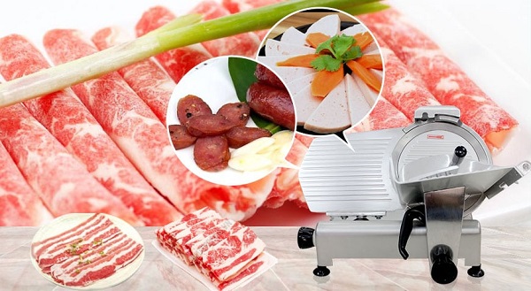 Máy cắt lát thịt nguội giúp cắt lát đều - mỏng